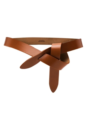 ISABEL MARANT Lecce leather belt - Brown