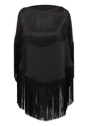 MM6 Maison Margiela fringed top - Black