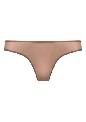 Maison Close open-back briefs - Brown