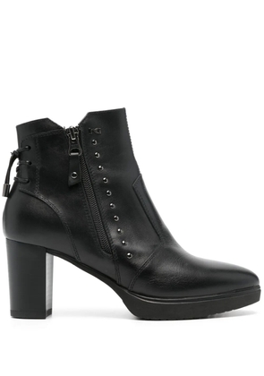 NeroGiardini 80mm stud-embellished boots - Black
