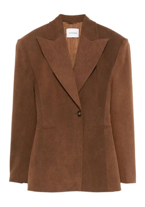 THE ANDAMANE single-breasted blazer - Brown
