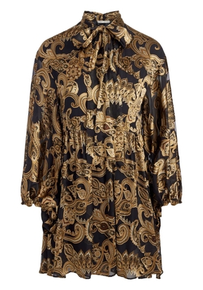 alice + olivia Opal mini dress - Neutrals