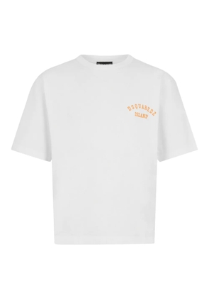 DSQUARED2 logo-print T-shirt - White