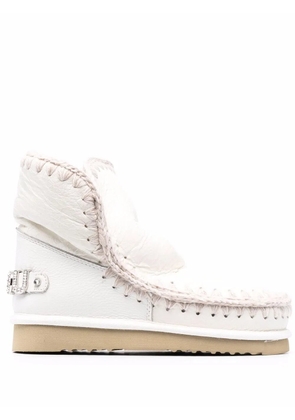Mou Eskimo 18 logo-embellished ankle boots - White