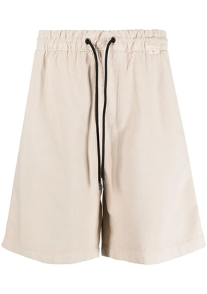 Calvin Klein drawstring track shorts - ACE Stony Beige