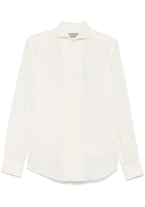 Canali linen shirt - White