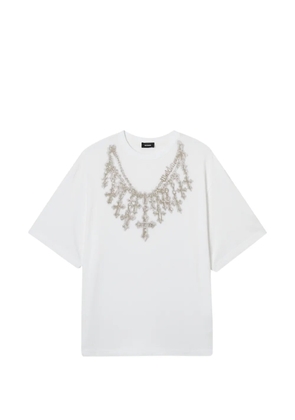 We11done embellished T-shirt - White