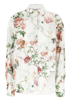 The Attico floral-print shirt - White