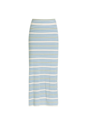 ZIMMERMANN Rebellion striped maxi skirt - Neutrals