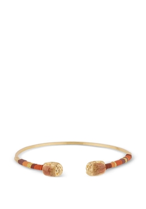 Gas Bijoux Duality Scaramouche wrapped open bracelet - Gold