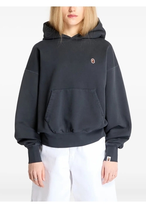 A BATHING APE® Pigment Dyed One Point hoodie - Black