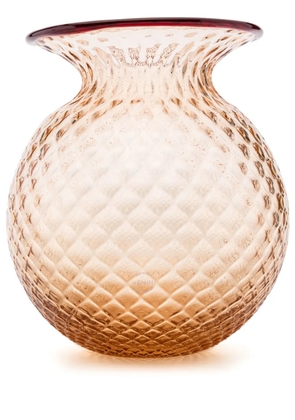 Venini Balloton Fiori glass vase - Neutrals