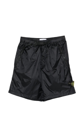 Stone Island logo-patch shorts - Blue