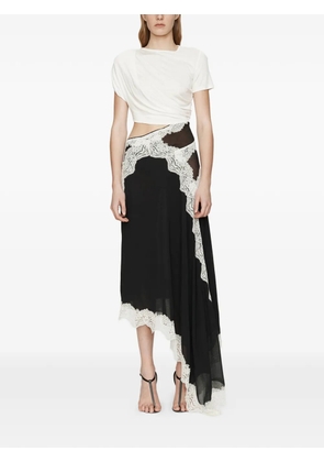 Christopher Esber twisted lace tee dress - Black