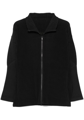Homme Plissé Issey Miyake pleated jacket - Black