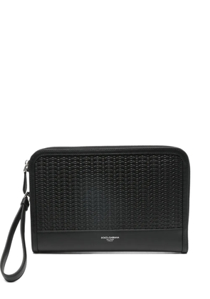 Dolce & Gabbana wrist-strap clutch bag - Black