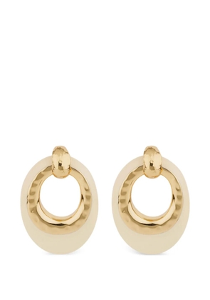 Gas Bijoux Selva hammered hoop small earrings - Neutrals