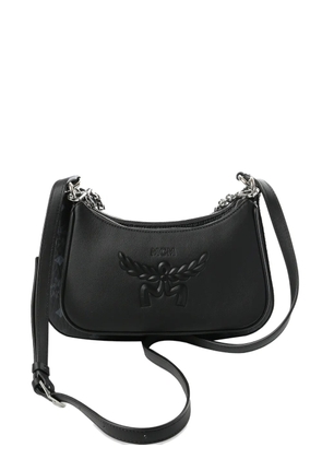 MCM Aren embossed chain clutch bag - Black