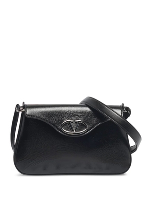 Valentino Garavani Pre-Owned Vlogo leather shoulder bag - Black