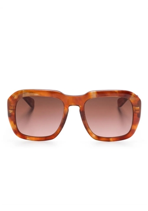 Chloé Eyewear oversize-frame sunglasses - Brown