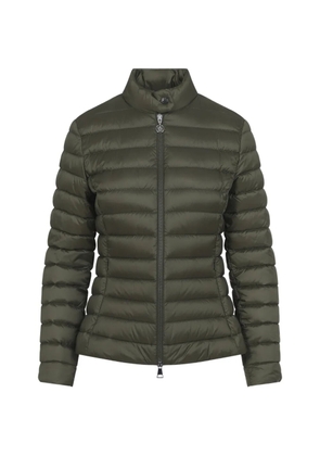 Moncler zip-up quilted jacket - Green