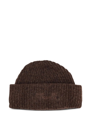 Baum Und Pferdgarten Leia ribbed-knit beanie hat - Brown