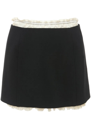 Victoria Beckham ruched-detail mini skirt - Black