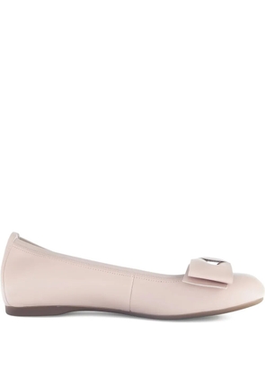 GABOR bow-detail ballet flats - Pink