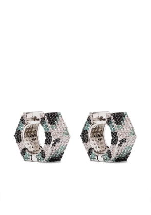 DARKAI Camo Bolt earrings - Silver