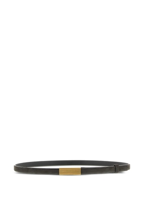 KHAITE leather belt - Brown