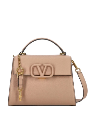 Valentino Garavani smal Vsling logo-appliqué tote bag - Neutrals