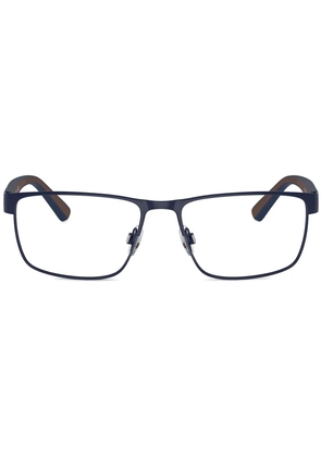 Polo Ralph Lauren rectangle frame glasses - Blue