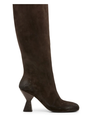 Marsèll Zampetta knee-high suede boots - Brown