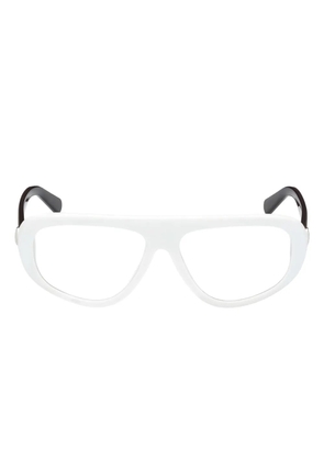 Moncler Eyewear geometric-frame glasses - White