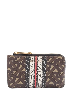 Burberry Pre-Owned 2010s monogram zip purse - Brown
