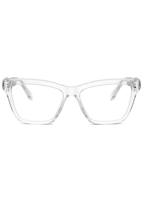 Swarovski Eyewear crystal-embellished glasses - White