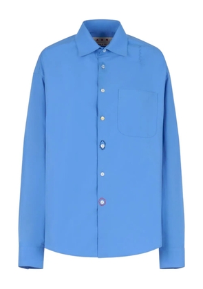 Marni button-up long-sleeve shirt - Blue