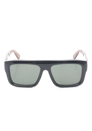 Gucci Pre-Owned 2000s square-frame sunglasses - Black