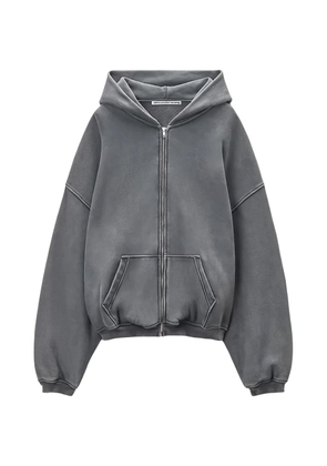 Alexander Wang zip-up hoodie - Grey
