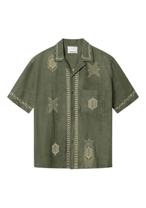 MARANT Zekim embroidered shirt - Green