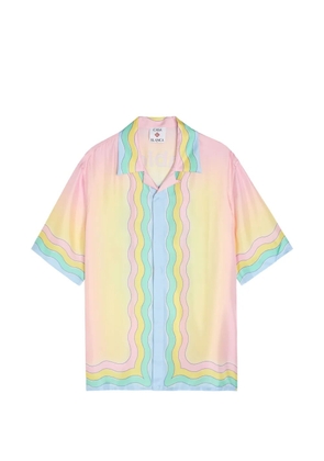 Casablanca For The Love Of Dance wavy-print shirt - Yellow