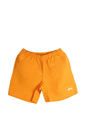 Stüssy elasticated swim shorts - Orange
