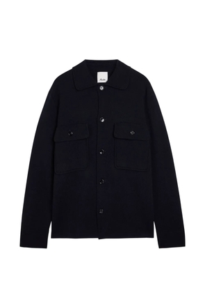 Allude chest-pocket buttoned overshirt - Black