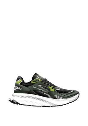 Ea7 Emporio Armani Crusher Sonic Mix lace-up sneakers - Green