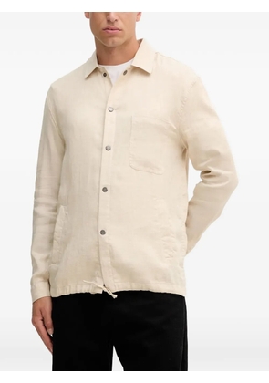 Frescobol Carioca patch-pocket drawstring jacket - Neutrals