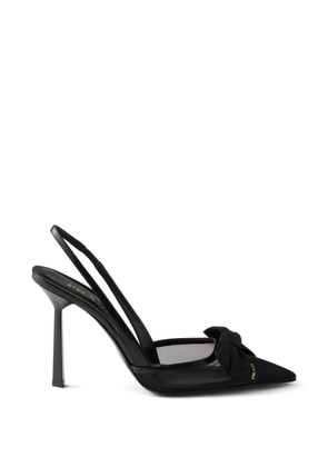 Prada mesh heeled pumps - Black