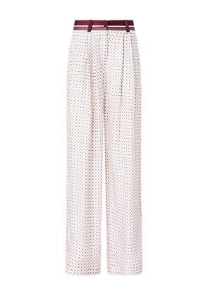 PINKO printed belted trousers - Neutrals