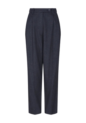 Emporio Armani pleated-front pants - Blue