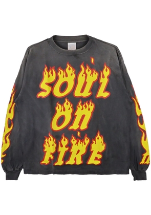 SAINT MXXXXXX Soul on Fire sweater - Black