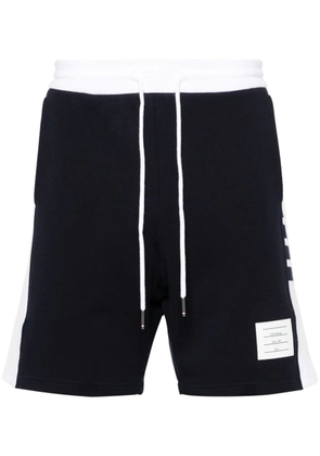 Thom Browne mid-rise track shorts - Blue